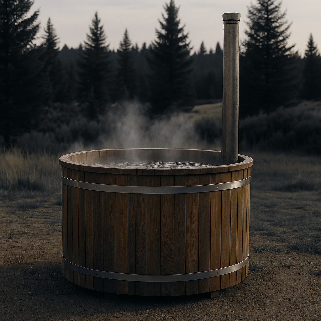 Wood-Fired Hot Tub